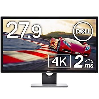 【中古】Dell ゲーミングモニター 27.9インチ 2ms/スリムベゼル/4K/TN 非光沢/フリッカーフリー/スピーカ内蔵/DP,mDP,HDMIx2/3年保証 S2817Q 【中古】Dell ゲーミングモニター 27.9インチ 2ms/スリムベゼル/4K/TN 非光沢/フリッカーフリー/スピーカ内蔵/DP,mDP,HDMIx2/3年保証 S2817Q