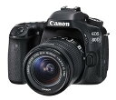 【中古】(良い)Canon デジタル一眼レフカメラ EOS 80D レンズキット EF-S18-55mm F3.5-5.6 IS STM 付属 EOS80D1855ISSTMLK