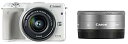 【中古】(良い)Canon ミラーレス一眼カメラ EOS M3 ダブルレンズキット(ホワイト) EF-M15-45mm F3.5-6.3 IS STM EF-M22mm F2 STM 付属 EOSM3WH-WLK2