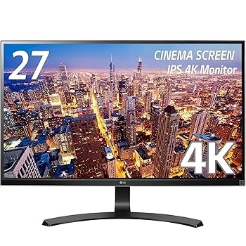 【中古】LG モニター ディスプレイ 27UD68-P 27インチ/4K(3840×2160)/IPS 非光沢/HDMI×2、DisplayPort/..