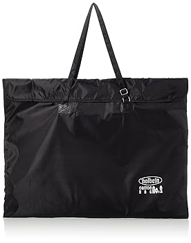 【中古】(良い)ホルベイン カルトンバッグ No.2 黒 (フタ付) 木炭紙全判用 140812