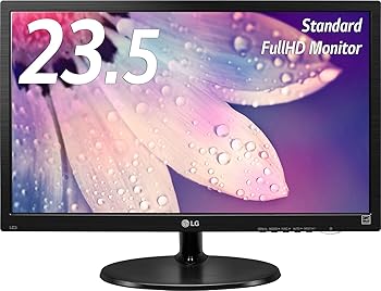 【中古】(良い）LG モニター ディスプレイ 24M38D-B 23.5インチ/フルHD/TN 非光沢/DVI-D、D-Sub/ブルーライト低減機能