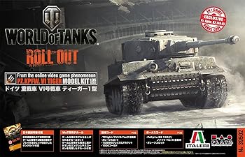 【中古】イタレリ プラッツ 1/35 WORLD OF TANKS ドイツ 重戦車VI号戦車 ティーガー1型 プラスチックモデルキット WOT39502