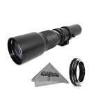 【中古】スーパー500mm 手動プリセット望遠ズームレンズ Panasonic Lumix DMC GM5 GH4 GM1 GX7 GF6 G6 GH3 G1 ...