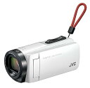 【中古】JVCケンウッド JVCKENWOOD ビデオカメラ Everio 耐衝撃 耐低温 32GB ホワイト GZ-F270-W