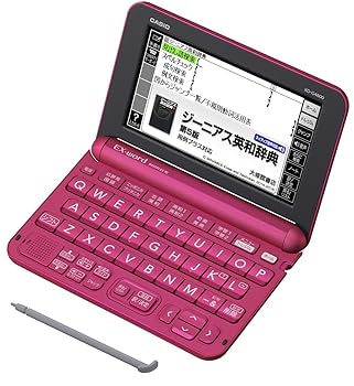 【中古】(良い）カシオ 電子辞書 エクスワード 高校生モデル XD-G4800VP ビビッドピンク コンテンツ150