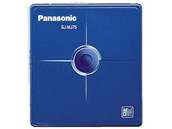【中古】Panasonic　パナソニック　SJ-MJ75　ブルー　ポータブルMDプレーヤー　（MD再生専用機/MDウォークマン）