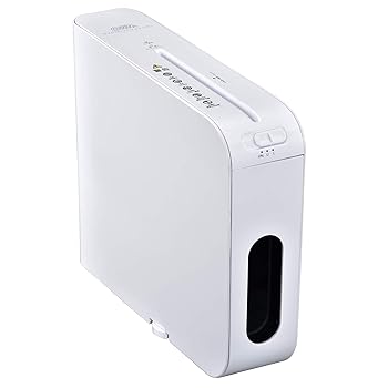 【中古】(良い）オーム電機 OHM スリムマイクロカットシュレッダー SHR-MX700-W