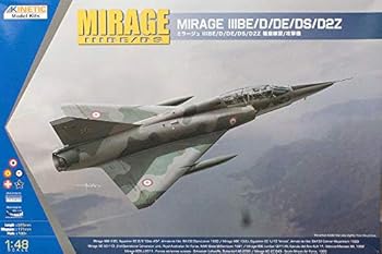 【中古】(良い）キネティック 1/48 ミラージュ3 BE/D/DE/DS/D2Z 複座練習/攻撃機 プラモデル KNE48054