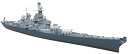 【中古】(良い)モンモデル 1/700 アメリカ海軍 戦艦 ミズーリ BB-63 色分け済みプラモデル MPS004