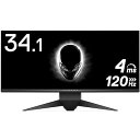 【中古】ALIENWARE ゲーミングモニター 34.1インチ AW3418DW(3年間交換保証/広視野角/フレームレス/120Hz/G-SYNC/UWQHD/...