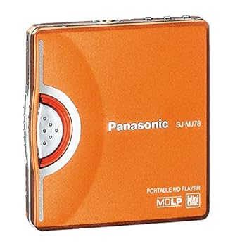 【中古】PANASONIC ポータブルMDプレーヤー SJ-MJ78 オレンジ