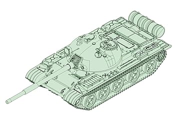 【中古】トランペッター 1/72 ソビエト軍 T-62 主力戦車 1962年型 プラモデル 07146