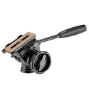 【中古】(良い)Velbon フリュード雲台 FHD-66A 中型 底面径51mm ビデオ撮影用 スライド式クイックシュー対応 マグネシウム製 469946 ブラック