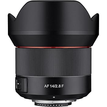 【中古】(良い)Rokinon 14mm F2.8 フルフレーム オートフォーカス 広角耐候レンズ Nikon(IO14AF-N)用 ブラック