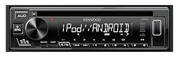 【中古】(良い)ケンウッド 1DINオーディオデッキ U340W KENWOOD