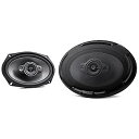 【中古】(良い)Kenwood KFC-D691 6x9インチ 4ウェイ 600ワット ピークパワーパフォーマンスシリーズ カーオーディオスピーカー
