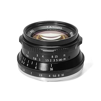 【中古】7artisans 光電35mm f/1.2 レンズ Sony Eマウント用 - ブラック