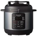 【中古】パナソニック 電気圧力鍋 3L 圧力/低温/無水/煮込/自動調理 レシピブック付 温度過昇防止機能 SR-MP300-K