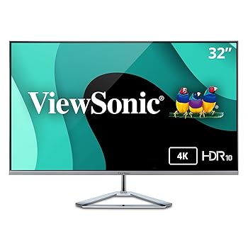 【中古】ViewSonic VX3276-4K-MHD 32 Inch Frameless 4K UHD Monitor with HDR10 HDMI and DisplayPort for Home and Office,Gray 【中古】ViewSonic VX3276-4K-MHD 32 Inch Frameless 4K UHD Monitor with HDR10 HDMI and DisplayPort for Home and Office,Gray
