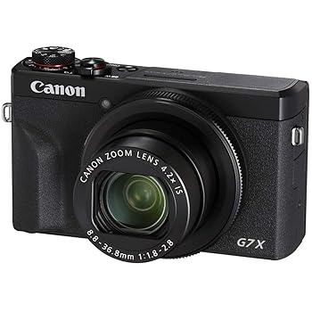 【中古】(良い)Canon コンパクトデジタルカメラ PowerShot G7 X Mark III ブラック 1.0型センサー/F1.8..