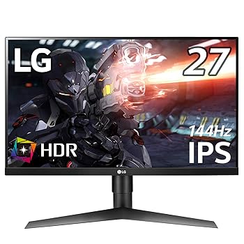 【中古】LG ゲーミング モニター 27GL650F-B 27インチ/144Hz/HDR/フルHD/IPS非光沢/1ms(MBR)/G-SYNC Compatible/HDMI×2,DP/ピボット,高さ調節/3年安心・ 【中古】LG ゲーミング モニター 27GL650F-B 27インチ/144Hz/HDR/フルHD/IPS非光沢/1ms(MBR)/G-SYNC Compatible/HDMI×2,DP/ピボット,高さ調節/3年安心・