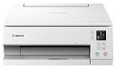 【中古】キヤノン Canon プリンター A4インクジェット複合機 PIXUS TS7330 ホワイト テレワーク向け 5色・独立型・対応インクBCI-380/381シリーズ