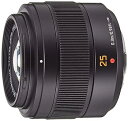 【中古】パナソニック(Panasonic) 標準単焦点レンズ マイクロフォーサーズ用 ルミックス LEICA DG SUMMILUX 25mm/F1.4 II ASPH. ブラック H-XA025