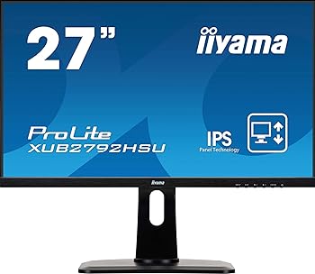 【中古】(良い)マウスコンピューター iiyama モニター ディスプレイ XUB2792HSU-B1(27型/IPS方式/狭額縁/広視野角/非光沢/昇降/ピボット/スィーベル/1920x1080/ 【中古】(良い)マウスコンピューター iiyama モニター ディスプレイ XUB2792HSU-B1(27型/IPS方式/狭額縁/広視野角/非光沢/昇降/ピボット/スィーベル/1920x1080/