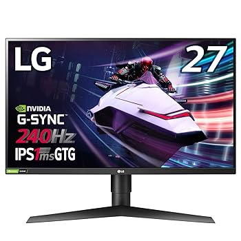 【中古】(良い)LG ゲーミングモニター UltraGear 27GN750-B 27インチ/フルHD/IPS/240Hz/1ms(GtoG)/G-SYNC Compatible/HDR/HDMI×2,DP/ピボット,高さ調節 【中古】(良い)LG ゲーミングモニター UltraGear 27GN750-B 27インチ/フルHD/IPS/240Hz/1ms(GtoG)/G-SYNC Compatible/HDR/HDMI×2,DP/ピボット,高さ調節