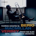 【中古】(良い)現代トロンボーン協奏曲集 ~ ベリオ | マクミラン | ファーベイ (trombone concertos by Berio | Macmillan | Verbey / Jorgen van Rijen | Roya(2)