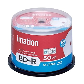 【中古】(良い)imation イメーション 1回録画用 ブルーレイディスク BD-R 25GB IM081 (片面1層/1-6倍速/50枚) 【中古】(良い)imation イメーション 1回録画用 ブルーレイディスク BD-R 25GB IM081 (片面1層/1-6倍速/50枚)