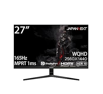 【中古】(良い)JAPANNEXT 27型WQHD搭載、165Hz対応ゲーミングモニター JN-27GT165WQHDR 【中古】(良い)JAPANNEXT 27型WQHD搭載、165Hz対応ゲーミングモニター JN-27GT165WQHDR