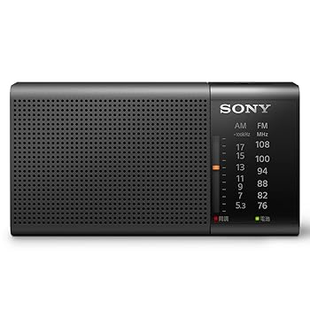 【中古】(良い)ソニー ハンディーポータブルラジオ ICF-P37 : FM/AM/ワイドFM対応 横置き型/ロングバッテリー/電気的チューニング ブラック ICF-P37 BC