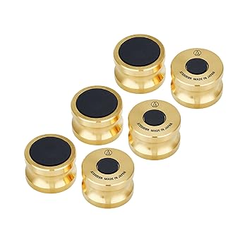 【中古】(良い)オーディオテクニカ AT6900BR ハイブリッドインシュレーター 6個1組 ゴールド レコードプレーヤー 【中古】(良い)オーディオテクニカ AT6900BR ハイブリッドインシュレーター 6個1組 ゴールド レコードプレーヤー