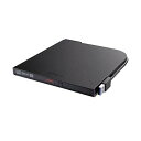【中古】(良い)バッファロー DVSM-PTC8U3-BKB USB Type-C変換アダプター付属 外付DVDドライブ
