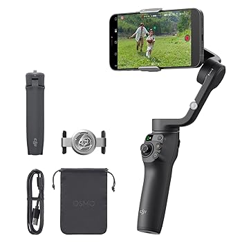 【中古】(良い)DJI ジンバル Osmo Mobile 6 スレートグレー【国内正規品】機能アップグレード 3軸スマホジンバル トラッキング機能 Watchで...