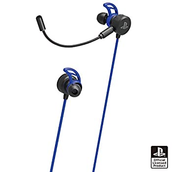 【中古】【SONYライセンス商品】ホリゲーミングヘッドセット インイヤー for PlayStationR4 ブルー【PS4対応】