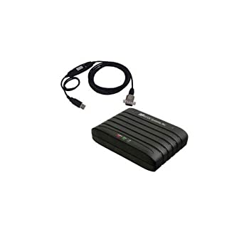 【中古】ラトックシステム RS-232C 56K DATA/14.4K FAX MODEM(USB変換ケーブル付) REX-C56EX-U