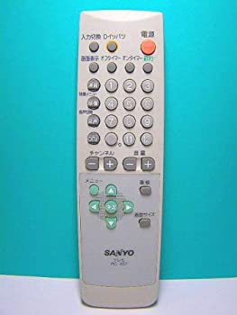 【中古】三洋電機 サンヨー テレビリモコン RC-457