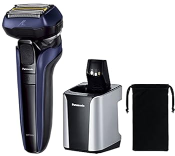 【中古】パナソニック ラムダッシュ リニア メンズシェーバー 5枚刃 青 ES-CLV7U-A