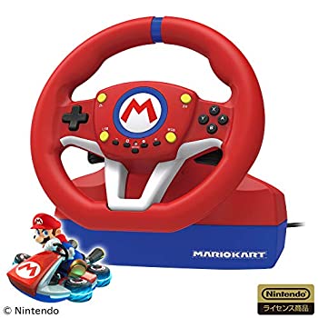 【中古】(非常に良い)【任天堂ライセンス商品】マリオカートレーシングホイール for Nintendo Switch【Nintendo Switch対応】