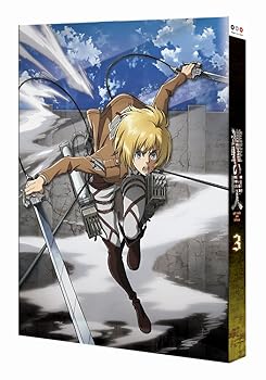 By Title: Na Line - 【中古】(未使用・未開封品)進撃の巨人 3 (初回特典:Blu-ray ビジュアルノベル「ミカサ外伝」) [Blu-ray] 梶裕貴