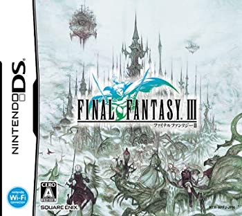 【中古】(未使用・未開封品)ファイナルファンタジーIII - Nintendo DS【メーカー名】【メーカー型番】【ブランド名】【商品説明】ファイナルファンタジーIII - Nintendo DS当店では初期不良に限り、商品到着から7日間は返品を 受付けております。他モールとの併売品の為、完売の際はご連絡致しますのでご了承ください。中古品の商品タイトルに「限定」「初回」「保証」「DLコード」などの表記がありましても、特典・付属品・帯・保証等は付いておりません。品名に【import】【輸入】【北米】【海外】等の国内商品でないと把握できる表記商品について国内のDVDプレイヤー、ゲーム機で稼働しない場合がございます。予めご了承の上、購入ください。掲載と付属品が異なる場合は確認のご連絡をさせていただきます。ご注文からお届けまで1、ご注文⇒ご注文は24時間受け付けております。2、注文確認⇒ご注文後、当店から注文確認メールを送信します。3、お届けまで3〜10営業日程度とお考えください。4、入金確認⇒前払い決済をご選択の場合、ご入金確認後、配送手配を致します。5、出荷⇒配送準備が整い次第、出荷致します。配送業者、追跡番号等の詳細をメール送信致します。6、到着⇒出荷後、1〜3日後に商品が到着します。　※離島、北海道、九州、沖縄は遅れる場合がございます。予めご了承下さい。お電話でのお問合せは少人数で運営の為受け付けておりませんので、メールにてお問合せお願い致します。営業時間　月〜金　11:00〜17:00お客様都合によるご注文後のキャンセル・返品はお受けしておりませんのでご了承ください。ご来店ありがとうございます。当店では良品中古を多数揃えております。お電話でのお問合せは少人数で運営の為受け付けておりませんので、お問い合わせ・メールにてお願い致します。