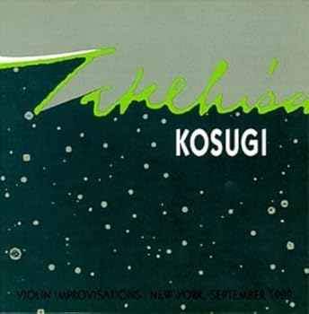 (未使用・未開封品)KOSUGI TAKEHISA/ VIOLIN IMPROVISATIONS  KOSUGI TAKEHISA