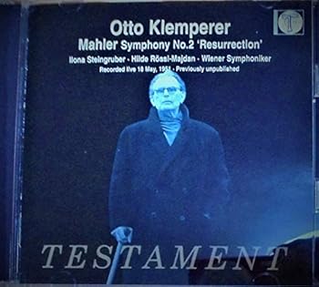 【中古】マーラー / 交響曲第2番『復活』 クレンペラー&ウィーン響(1951年ライヴ) [CD][Import] Klemperer 2doriem-13346355 ドリエム楽天市場店 パッケージ画像