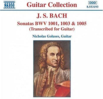 【中古】(未使用・未開封品)J.S. バッハ:無伴奏ヴァイオリン・ソナタ(ギター編) BWV 1001, 1003, 1005 (ゴルセス) [CD]【メーカー名】Naxos【メーカー型番】【ブランド名】ニコラス・ゴルセス(g)【商品説明】J.S. バッハ:無伴奏ヴァイオリン・ソナタ(ギター編) BWV 1001, 1003, 1005 (ゴルセス) [CD]未使用・未開封ですが弊社で一般の方から買取しました中古品です。一点物で売り切れ終了です。当店では初期不良に限り、商品到着から7日間は返品を 受付けております。お問い合わせ・メールにて不具合詳細をご連絡ください。【重要】商品によって返品先倉庫が異なります。返送先ご連絡まで必ずお待ちください。連絡を待たず会社住所等へ送られた場合は返送費用ご負担となります。予めご了承ください。他モールとの併売品の為、完売の際はキャンセルご連絡させて頂きます。中古品の商品タイトルに「限定」「初回」「保証」「DLコード」などの表記がありましても、特典・付属品・帯・保証等は付いておりません。電子辞書、コンパクトオーディオプレーヤー等のイヤホンは写真にありましても衛生上、基本お付けしておりません。※未使用品は除く品名に【import】【輸入】【北米】【海外】等の国内商品でないと把握できる表記商品について国内のDVDプレイヤー、ゲーム機で稼働しない場合がございます。予めご了承の上、購入ください。掲載と付属品が異なる場合は確認のご連絡をさせて頂きます。ご注文からお届けまで1、ご注文⇒ご注文は24時間受け付けております。2、注文確認⇒ご注文後、当店から注文確認メールを送信します。3、お届けまで3〜10営業日程度とお考えください。4、入金確認⇒前払い決済をご選択の場合、ご入金確認後、配送手配を致します。5、出荷⇒配送準備が整い次第、出荷致します。配送業者、追跡番号等の詳細をメール送信致します。6、到着⇒出荷後、1〜3日後に商品が到着します。　※離島、北海道、九州、沖縄は遅れる場合がございます。予めご了承下さい。お電話でのお問合せは少人数で運営の為受け付けておりませんので、お問い合わせ・メールにてお願い致します。営業時間　月〜金　11:00〜17:00★お客様都合によるご注文後のキャンセル・返品はお受けしておりませんのでご了承ください。ご来店ありがとうございます。当店では良品中古を多数揃えております。お電話でのお問合せは少人数で運営の為受け付けておりませんので、お問い合わせ・メールにてお願い致します。