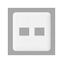 【中古】パナソニック電工配線器具(Panasonic) コンセントプレート WTF7072W wyw801m