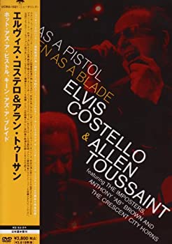 【中古】ホット・アズ・ア・ピストル、キーン・アズ・ア・ブレイド [DVD]【ジャンル】ポップス, ロック, ジャズ・フュージョン【Brand】【Contributors】エルヴィス・コステロ&アラン・トゥーサン: Actor; エルヴィス・コステロ&アラン・トゥーサン: Artist【商品説明】ホット・アズ・ア・ピストル、キーン・アズ・ア・ブレイド [DVD]当店では初期不良に限り、商品到着から7日間は返品を 受付けております。 お客様都合での返品はお受けしておりませんのでご了承ください。 他モールとの併売品の為、売り切れの場合はご連絡させて頂きます。 ご注文からお届けまで 1、ご注文⇒24時間受け付けております。 2、注文確認⇒当店から注文確認メールを送信します。 3、在庫確認⇒中古品は受注後に、再メンテナンス、梱包しますので、お届けまで3日〜10日程度とお考え下さい。 4、入金確認⇒前払い決済をご選択の場合、ご入金確認後、配送手配を致します。 5、出荷⇒配送準備が整い次第、出荷致します。配送業者、追跡番号等の詳細をメール送信致します。※離島、北海道、九州、沖縄は遅れる場合がございます。予めご了承下さい。 6、到着⇒出荷後、1〜3日後に商品が到着します。ご来店ありがとうございます。