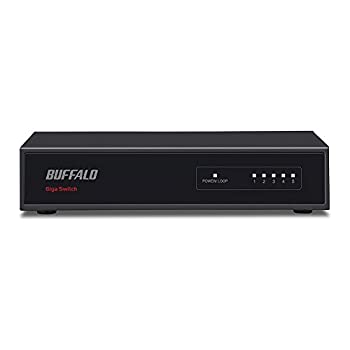 【中古】BUFFALO Giga対応 金属筺体 電源内蔵 5ポート ブラック スイッチングハブ LSW4-GT-5NS/BK 【中古】BUFFALO Giga対応 金属筺体 電源内蔵 5ポート ブラック スイッチングハブ LSW4-GT-5NS/BK